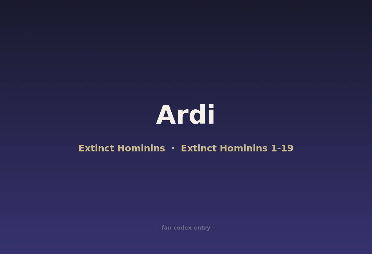 Ardi
